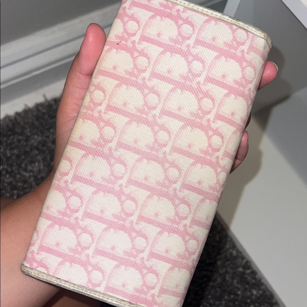 Dior Pink Monogram Clutch - Picture 6 of 7